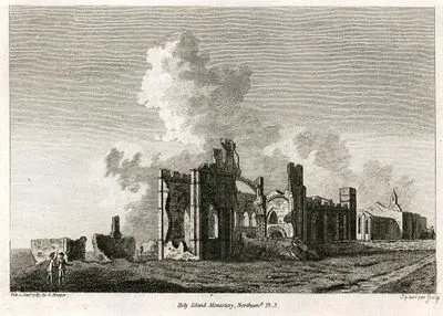 Lindesfarne Adası (Kutsal Ada) Manastırı, Northumberland, Pl.3