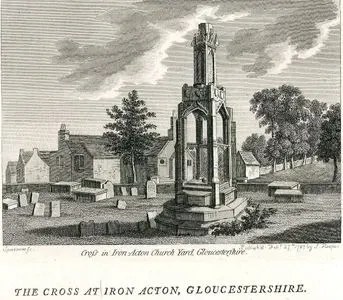 İron Acton Kilisesinin Avlusundaki Haç, Gloucestershire