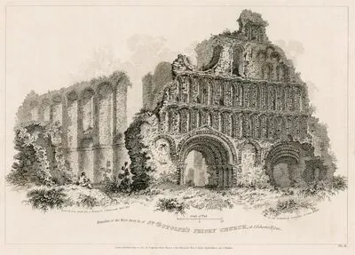 St.Botolph Manastırının Batı Ön Tarafı, Colchester, Essex