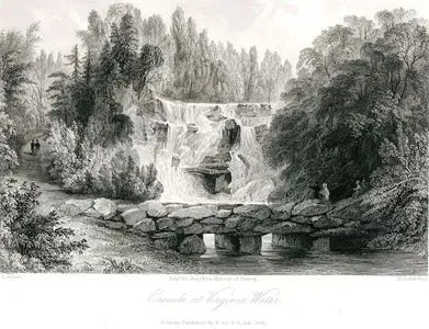 Virginia Water Gölündeki Şelale