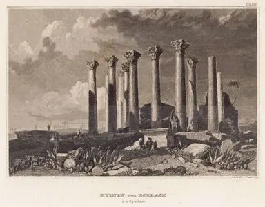 Jerash'ın (Geresa) Antik Şehrindeki Zeus Tapınağı
