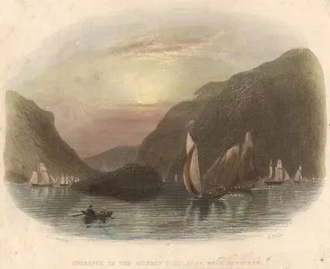 Newburgh Yakınlarında The Hudson Highland'a Giriş