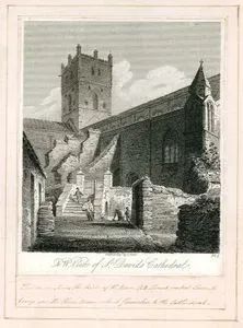 St.Davids Kathedralinin Kuzeybatıdan Görünümü