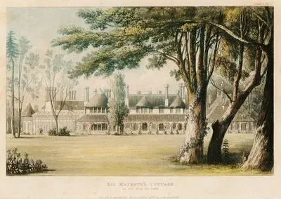 Windsor Parkındaki Kral IV.George'nin Kraliyet Kır Evi
