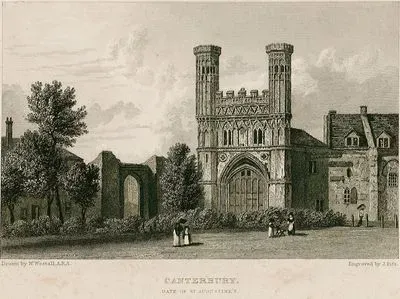St.Augustine Manastırının Kapısı, Canterbury