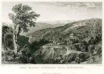 Carn Quarry, Bickleigh Vadisi, Devonshire