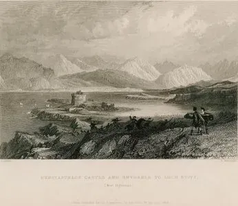 Dunstaffnage Kalesi Ve Etive Gölüne Giriş, Batı İskoç Yaylaları