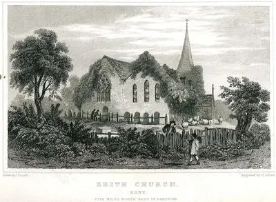 Dartdord'un Beş Mil Kuzeybatısındaki Erith Kilisesi, Kent