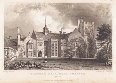 Thaxted Yakınlarında Horeham Hall Malikhanesi, Essex