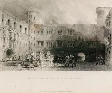 Linlithgow Sarayının İç Avlusu