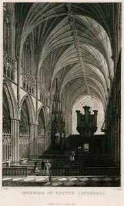 Exeter Katedralinin İç Görüntüsü
