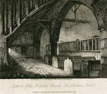 St.Nicholas (Hastahane) Kilisesinin İçi, Harbledown, Kent