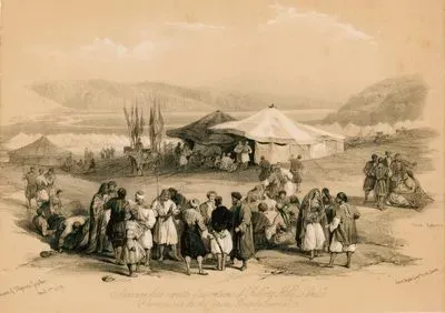 Eriha'da Hacıların Kampı, 01 Nisan 1839