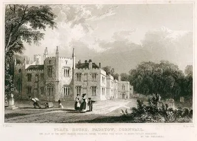 Charles Prideaux'un Evi Place House, Padstow, Cornwall