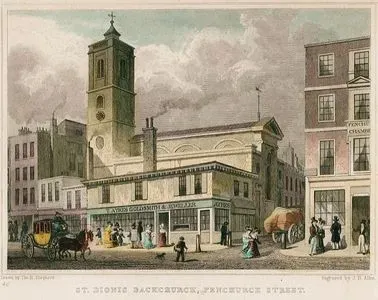 St Dionis Backchurch Kilisesi, Fenchurch Caddesi, Pl.40