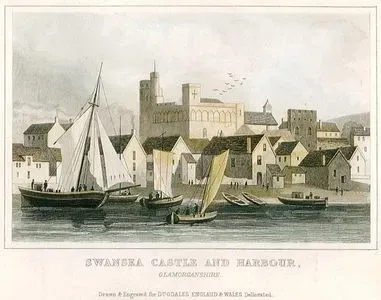 Swansea Kalesi Ve Limanı, Glamorganshire