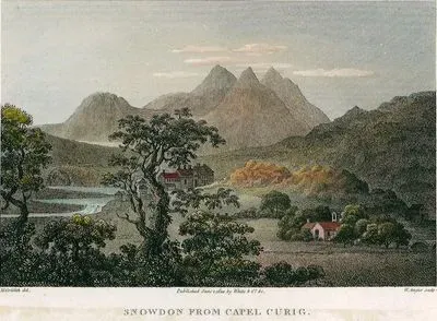 Capel Curig'den Snowdon Dağı