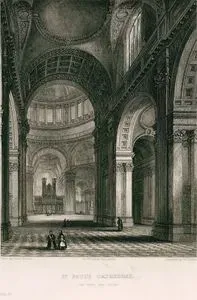 St.Paul Katedralinin İçi (Ortası Ve Koro Yeri), Pl.29