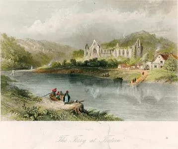 Wye Nehrinden Geçiş Ve Tintern Manastırı