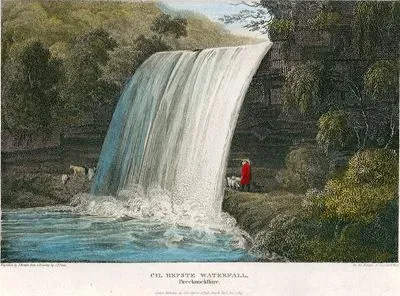 Cil Hepste Şelalesi, Brecknockshire