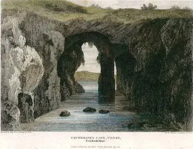 Catherine Mağarası, Tenby, Pembrokeshire