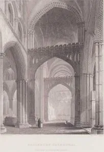 Salisbury Katedrali, Güneyden Kuzeye Kadhedral Kanadının Görüntüsü, Plate 3