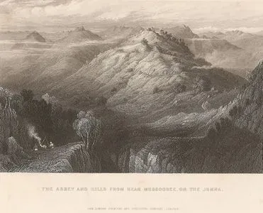 Choor Dağı İle Yumana Nehri Manzarası İle Beraber Dağ İstasyonu
