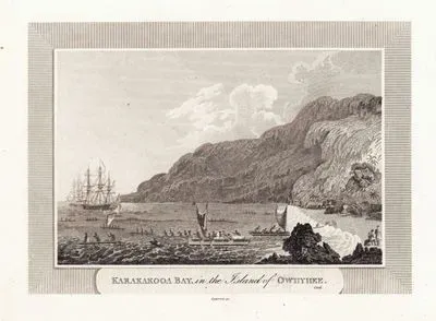 Kaptan James Cook'un 1779 Yılında Owhyhee (Hawaii Adaları ) Adasının Kealakekua (Karakakooa) Körfezine Gelişi