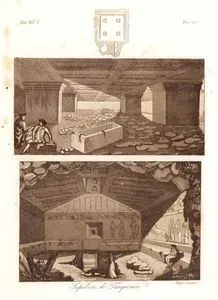 Tarquinia Şehrindeki Etrüsk Antik Mezarları, Avrupa. Cilt V. Resim 25.