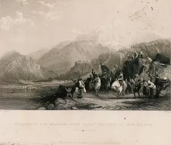 İskoçya Ordusunun 1745 Yılında İnvernesshire Bölgesinde Eil Gölünden Geçişi