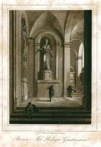 Roma'da Giustiniani Malikhanesinin (Palace) İçi