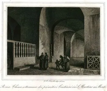 Roma'da Ait San Martino Ai Monti Kilisesinin Bodrumunda İlk Hristiyanlara Ait Kilise