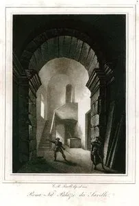 Roma'da Palazzo Savellinin İçi