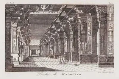 Thirumalai Nayakar Sarayında Bulunan Heykeller, Madurai, Hindistan, Asya Cilt III. Resim 43.