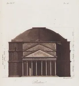 Roma Panteon Tapınağı, Avrupa. Cilt V. Resim 45.