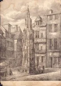 La Croix De Pierre Çeşmesi Ve Anıtı, Rouen