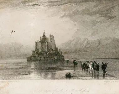Mont Saint-Michel'in Uzaktan Görünümü
