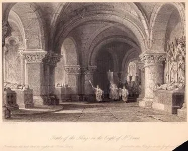 Saint Denis Katedralinin Bodrumundaki Kral Mezarları
