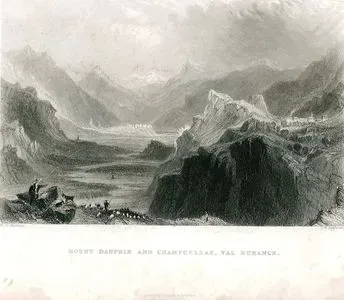 Alplerde Dauphin Dağları Ve Champcellas, Val Durance