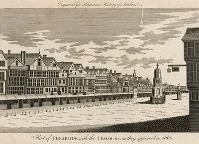 1660 Yılındaki Görünümü İle Cheapside