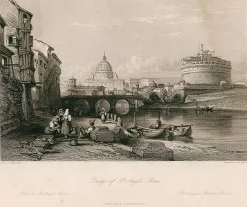 Kutsal Melek(Sant Angelo) Kalesi Ve Hadrian(Sant Angelo) Köprüsü, Roma