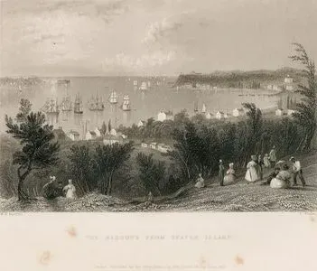 Staten Adası İle Brooklyn Arasıdaki Boğaz