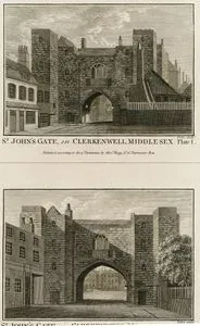 St. John Kapısı, Clerkenwell, Middlesex Plate 1-Plate 2