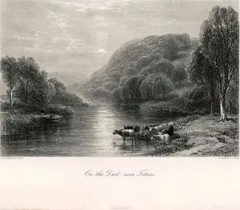 Totnes Yakınlarında Dart Nehri