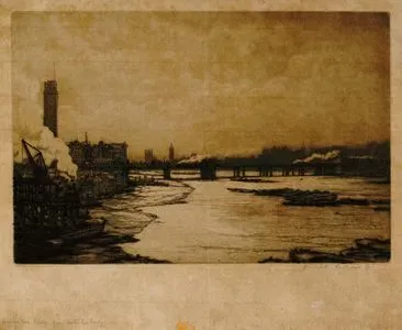 Waterloo Köprüsünden Hungerford Köprüsü