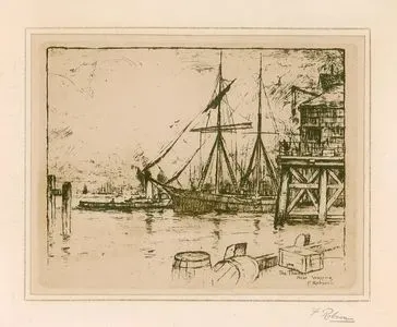 Thames Nehrinin Wapping Kıyısı