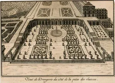 Versailles(Versay) Sarayının Orangery Bahçesi