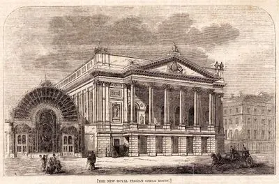 Londra Covent Garden'da Bulanan Kraliyet Opera Binası