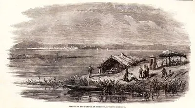 Giurgiu Şehri ile Birlikte Tuna Nehri