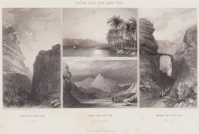Edom Ve Kızıl Deniz, Petra Antik Şehrine Giriş (Edom), Hor Dağında Harun'un (Hazreti Musa'nın Kardeşi) Mezarı, Petra Antik Kentinde Zafer Takı, Eziongeber Bölgesindde Kızıldeniz Kenarındaki Akabah